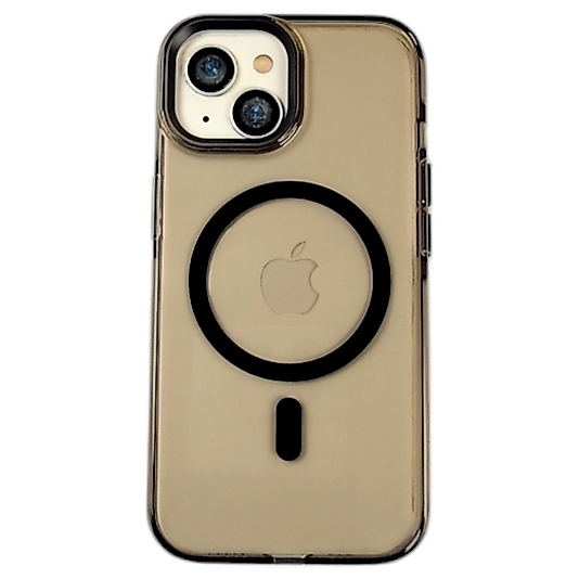 APPLE 15 MAGSAFE METAL TUŞ ŞEFFAF ŞIK TASARIM KILIF