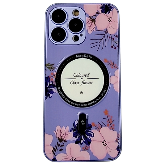 APPLE 14 PRO MAX MAGSAFE ÇİCEK DESEN ZARİF KILIF