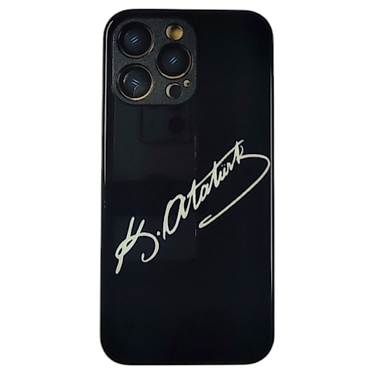 APPLE 14 PRO MAX ÇAM BASKI A.TÜRK İMZALI A KALİTE KILIF