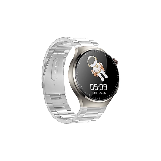 SUNIX WT 4 PRO 46MM AMOLED EKRAN DERİ VE METAL CİFT KORDONLU AKILLI SAAT