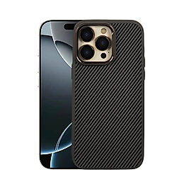 APPLE 15 PRO MAX METAL TUŞLU KARBON ŞIK A KALİTE KILIF