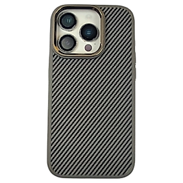 APPLE 15 PRO METAL TUŞLU KARBON ŞIK A KALİTE KILIF