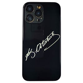 APPLE 14 PRO MAX ÇAM BASKI A.TÜRK İMZALI A KALİTE KILIF