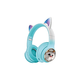 SUNIX BLT-45 KULAK ÜSTÜ BLUETOOTH KULAKLIK KEDİLİ IŞIKLI