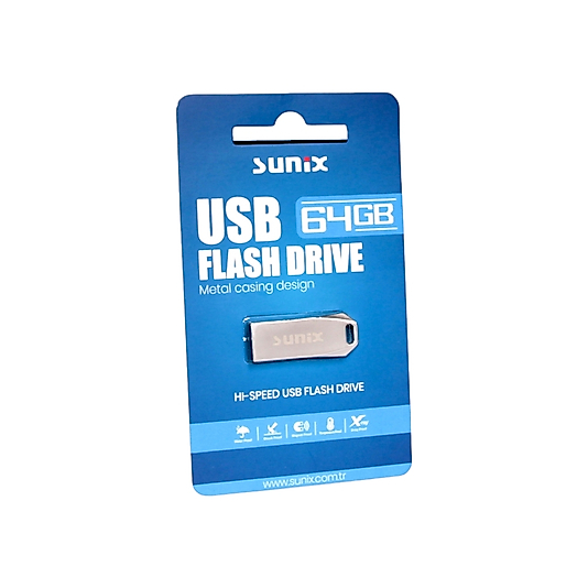 SUNİX 2.0  64 GB METAL DRİVER FLAŞ BELLEK