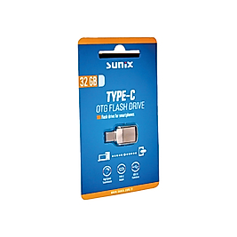 SUNİX  3.0 32 GB METAL OTG TYPE-C DRİVER FLAŞ BELLEK